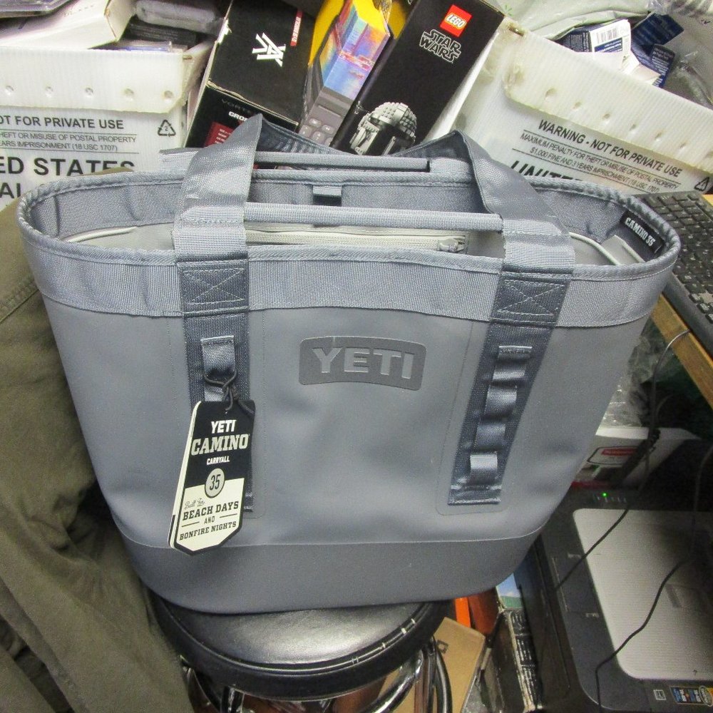 Yeti Camino 35 Carryall Tote Bag Storm Gray